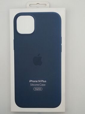 Apple iPhone 14 Plus Silicone Case – Storm Blue – NWT – MagSafe - Sealed